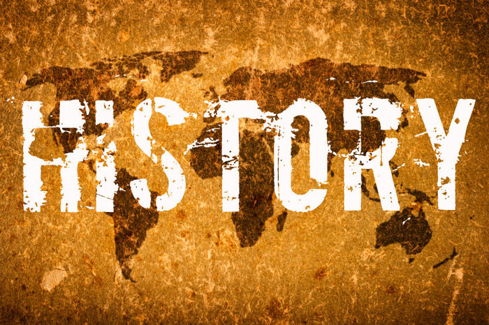 A look at the word history across a map